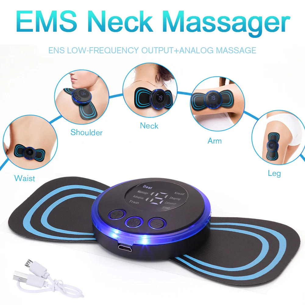 Neck Relax Massage Machine, Low Frequency Pulse Smart Neck Massager Relieve  Fatigue Long Endurance 6 Modes For Outdoor Use 