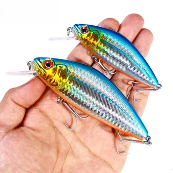 CHEERY For 120mm 15g Slow Sinking Midwater Heavy Wobblers Saltwater Minnow Artificial Bait Hard Plastic Sea Fishing Lures – Minnow – view 5