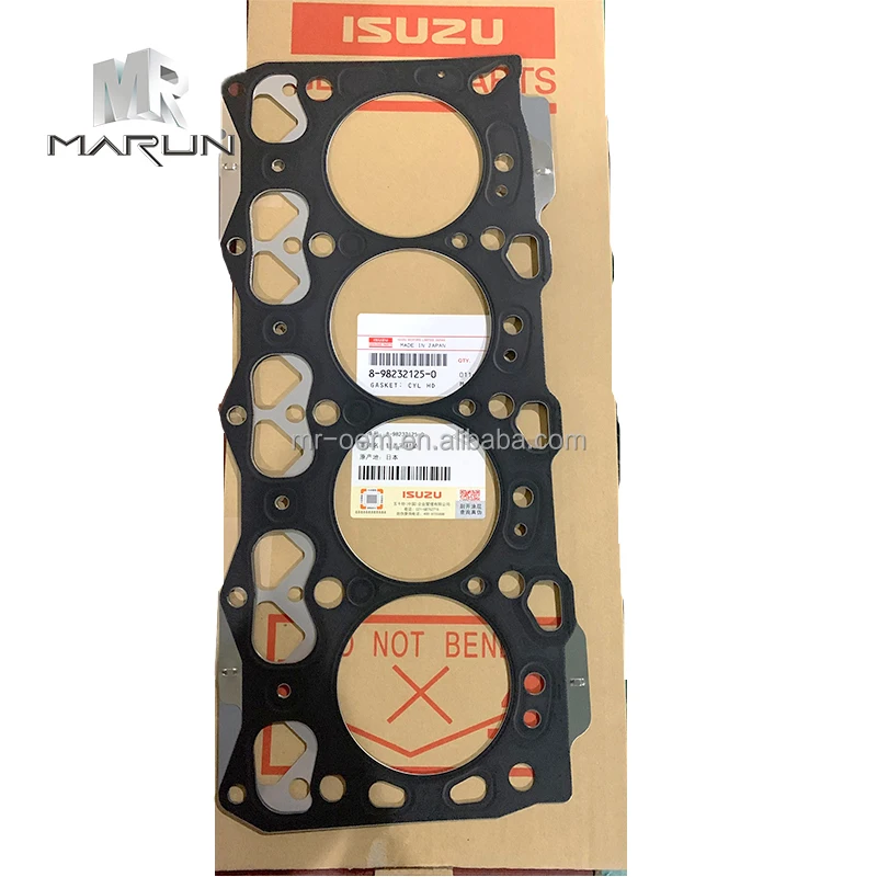 8-98232125-0 Original Cylinder Head Gasket for Excavator SY75-10 4LE2 Engine Parts