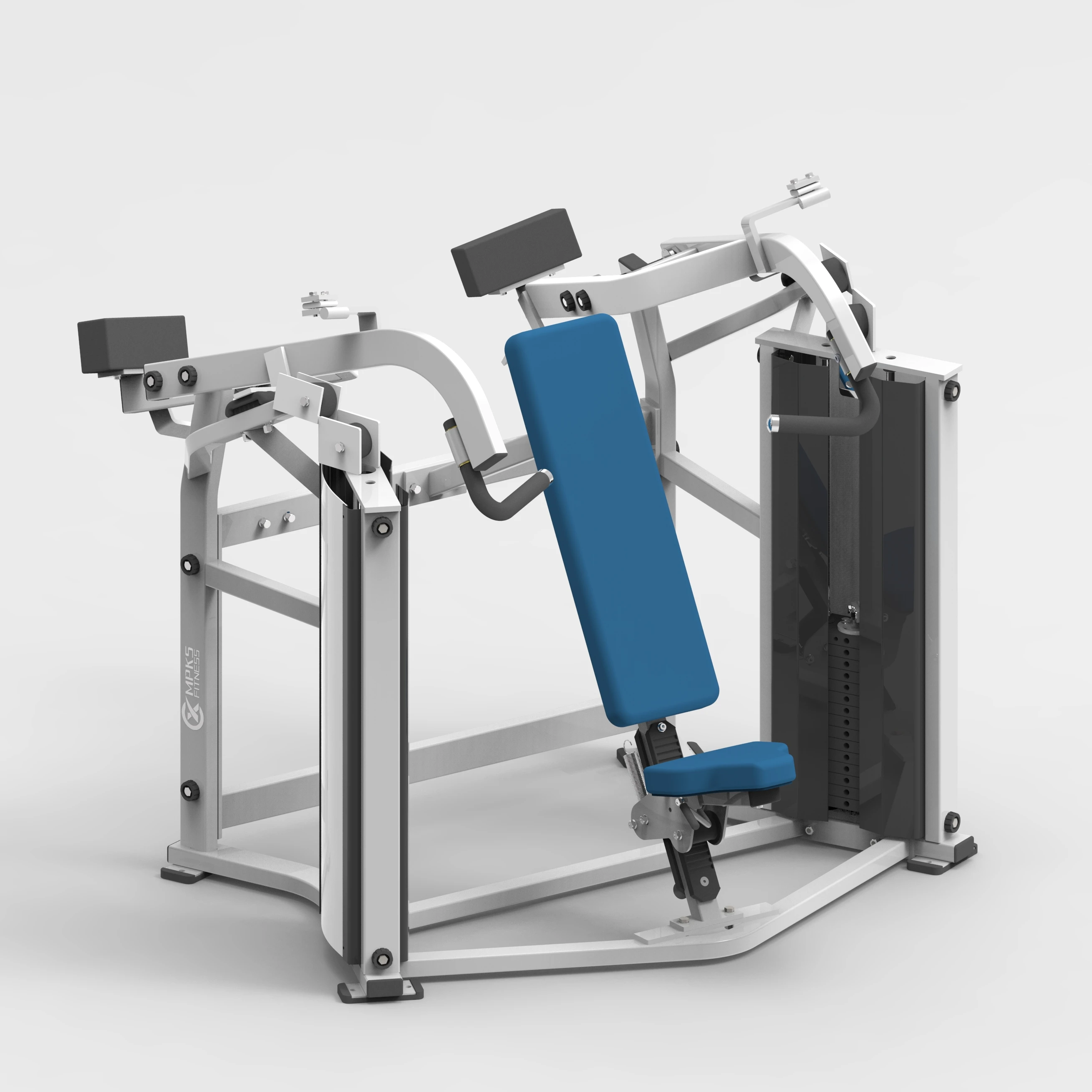 Commercial-grade Modern Steel Fitness Equipment CXM04, Featuring Weighted Split Shoulder Press, Suitable for Gym Equipment