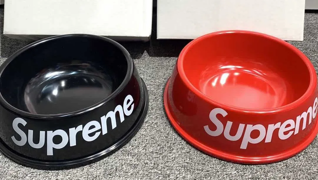 Hot Sale Black Red Luxury Pet Bowls Feeders Plastic Pet Bowl Designer