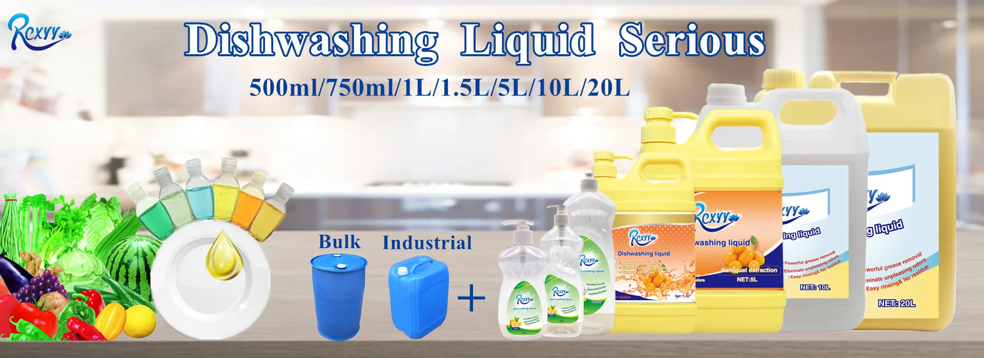 10L private label food grade High Efficiency removal grease eco-friendly Dishwasher Liquid detergent