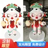 Sculpture customization at shop door