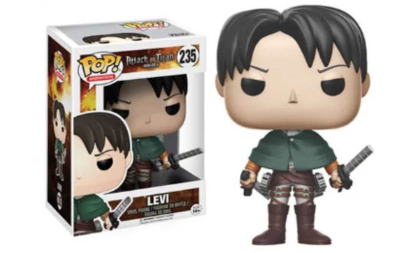 levi funko pop keychain