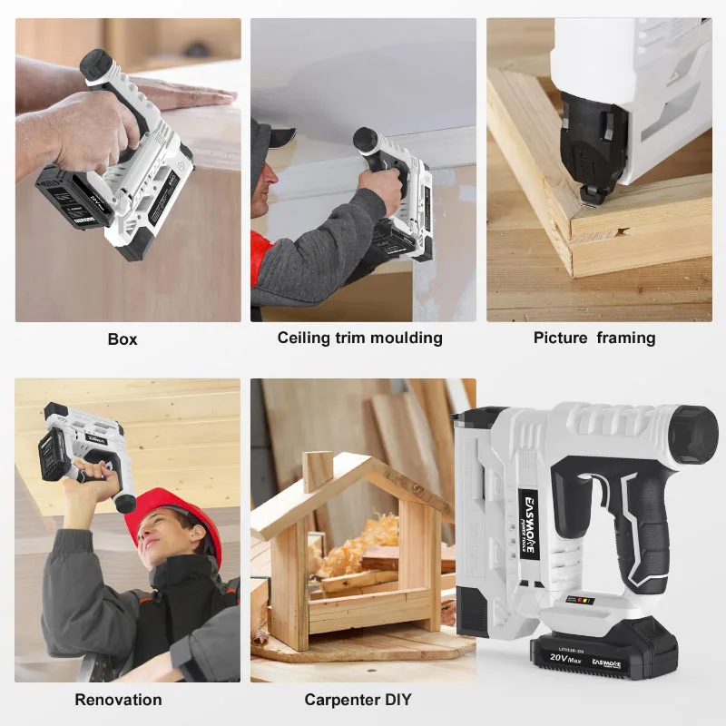 2 in 1 Manual Hammer Brad Naile 20v Concrete Electric Battery Framing Staple Gun Portable Cordless Nail Guns