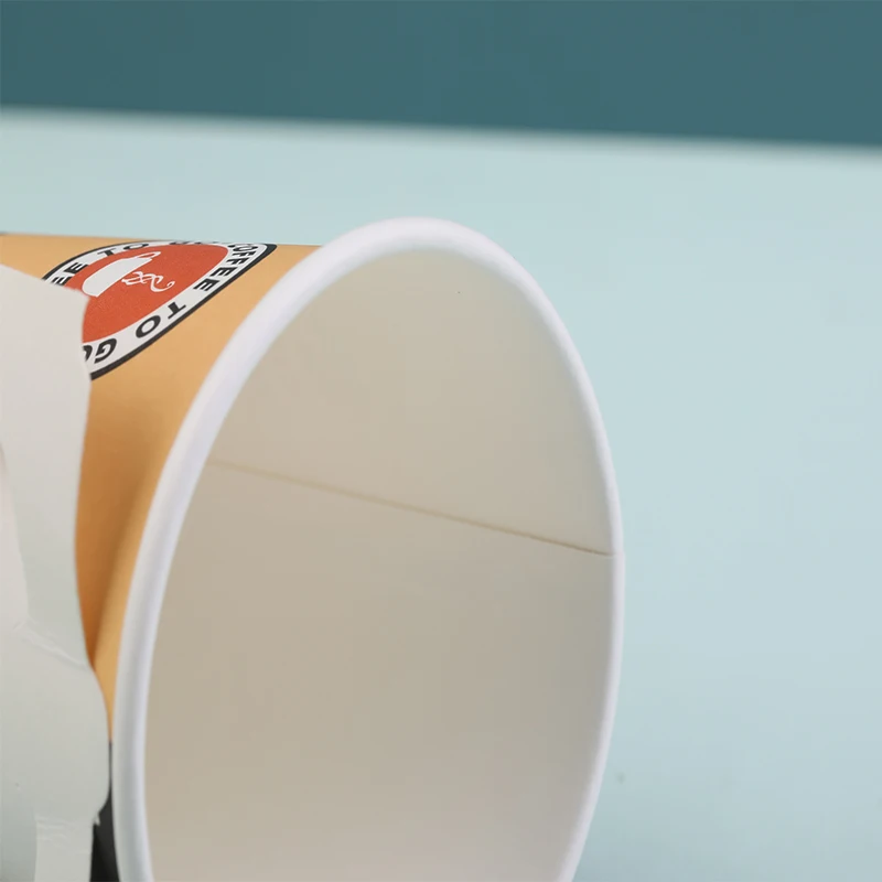 Factory Custom logo Printed Price Paper Cup Disposable Glass Take Away Tea Paper Cup