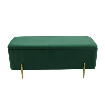 Customized 2022 Factory Wholesale Modern Storage Seat Pouffe Ottoman Bench Bed End Stool