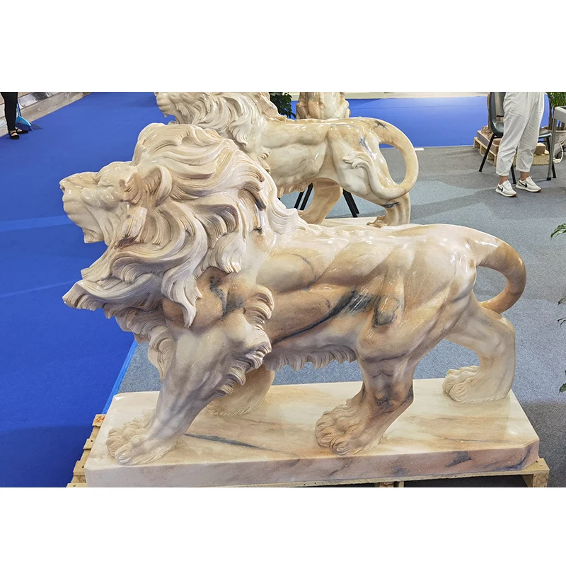 獅子像の彫刻 石製 大理石台座 工場価格 ガーデン屋外動物彫刻 高級天然大理石獅子像| Alibaba.com