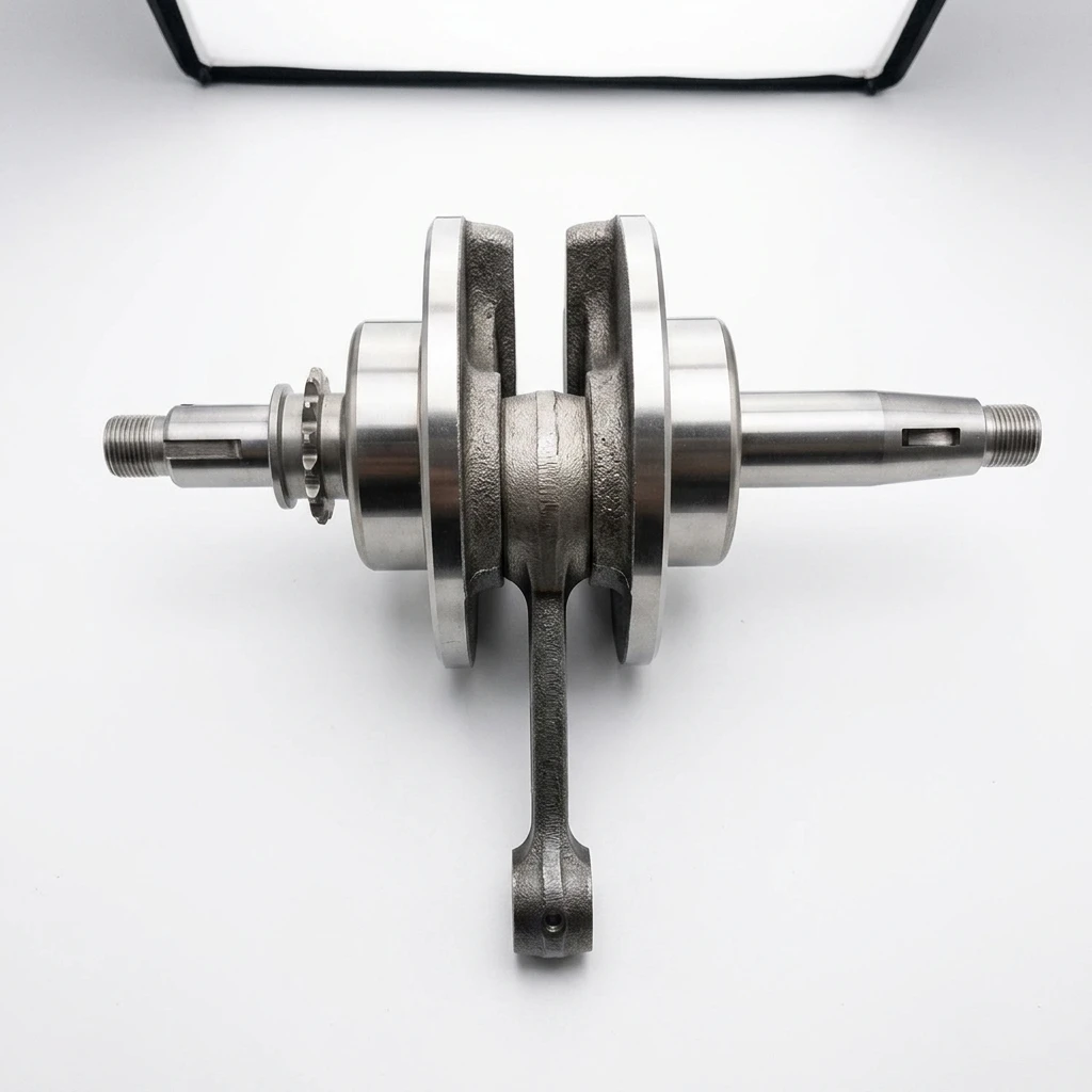 China Factory Custom Jialing JH125 Spare Parts Crankshaft Forged Steel 48-58HRC ISO9001 Certified