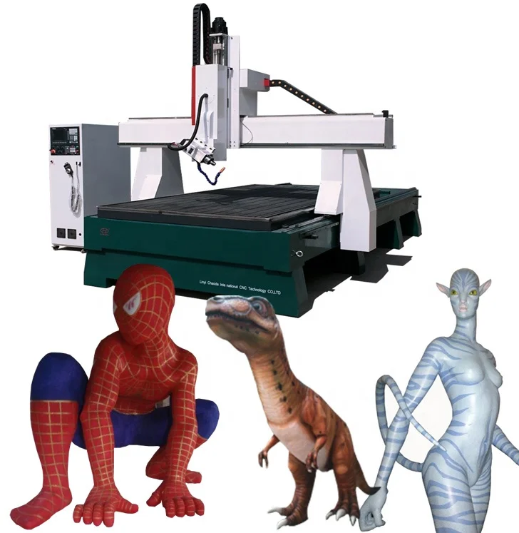 4 Axis Cnc Carving Machine for 3D Polyresin Souvenir Figurine Collection Resin Crafts People Sculpture Making