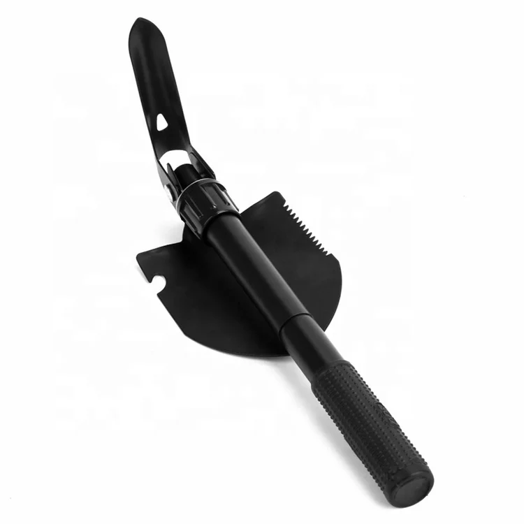 Туристическая тактическая садовая лопата, многофункциональная портативная складная лопата для самообороны и выживания