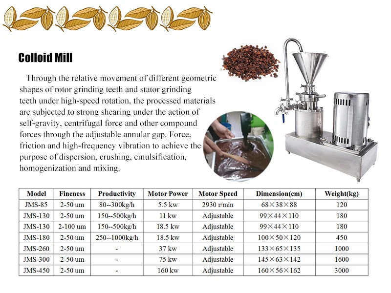 SSS304 Material Automatic Cocoa Beans Winnowing Machine