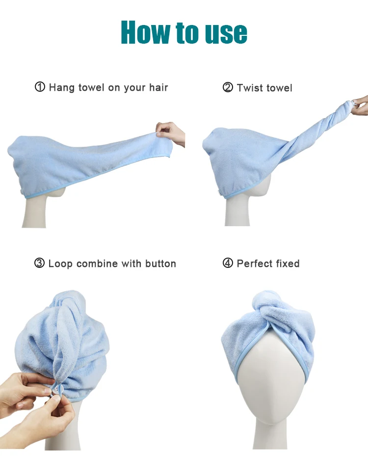 head towel cap