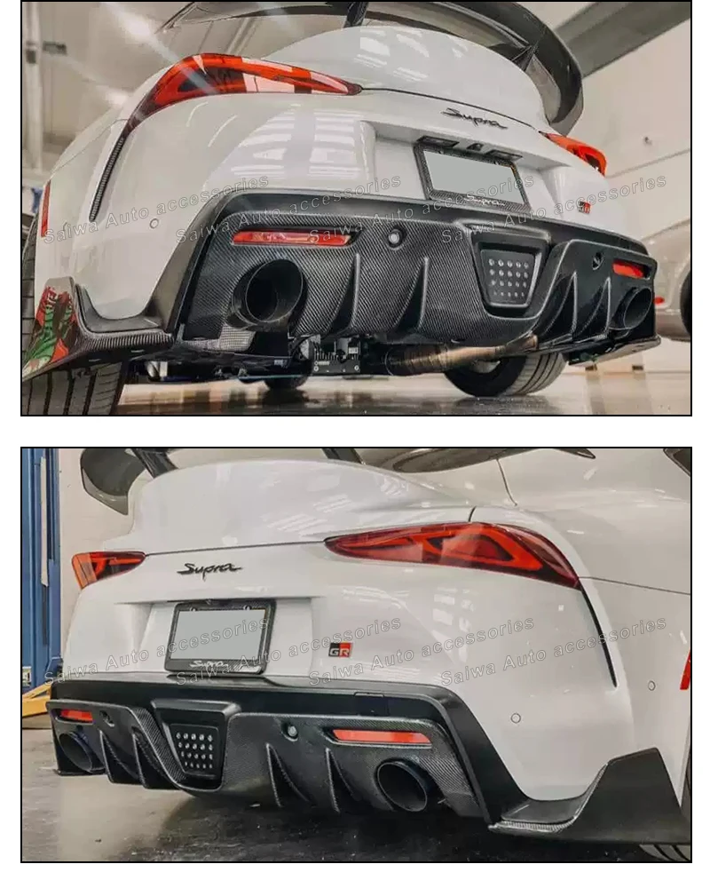 Gain Diffuser Aim-gain Style Carbon Fiber Rear Diffuser for Toyota Supra
