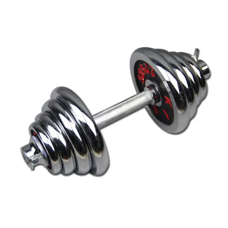 Hard Chrome Adjustable Dumbbell Set Cast Iron Portable Dumbbell Set