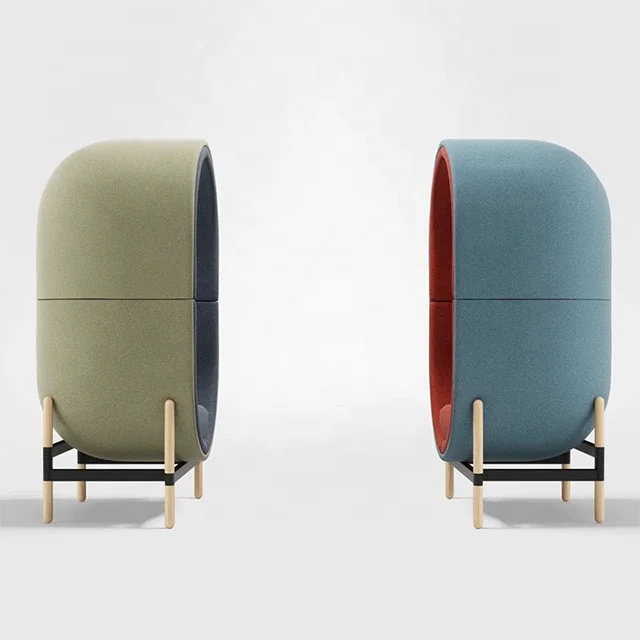 Современная мебель для гостиной, кресло-Авиатор из стекловолокна с подушкой