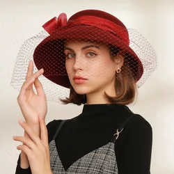 Ladies Fashion Trend All-match Style Custom Winter Elegant Fashion Top Hats