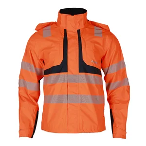 Hivi Recycled Softshell Jacket Waterproof Working Clothing Safety Reflective Jacket Uniform Workwear