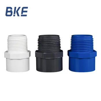 Plastic Water Connection Rubber Joint PVC Male Thread Adapter Pipe Fittings Male Adapter
