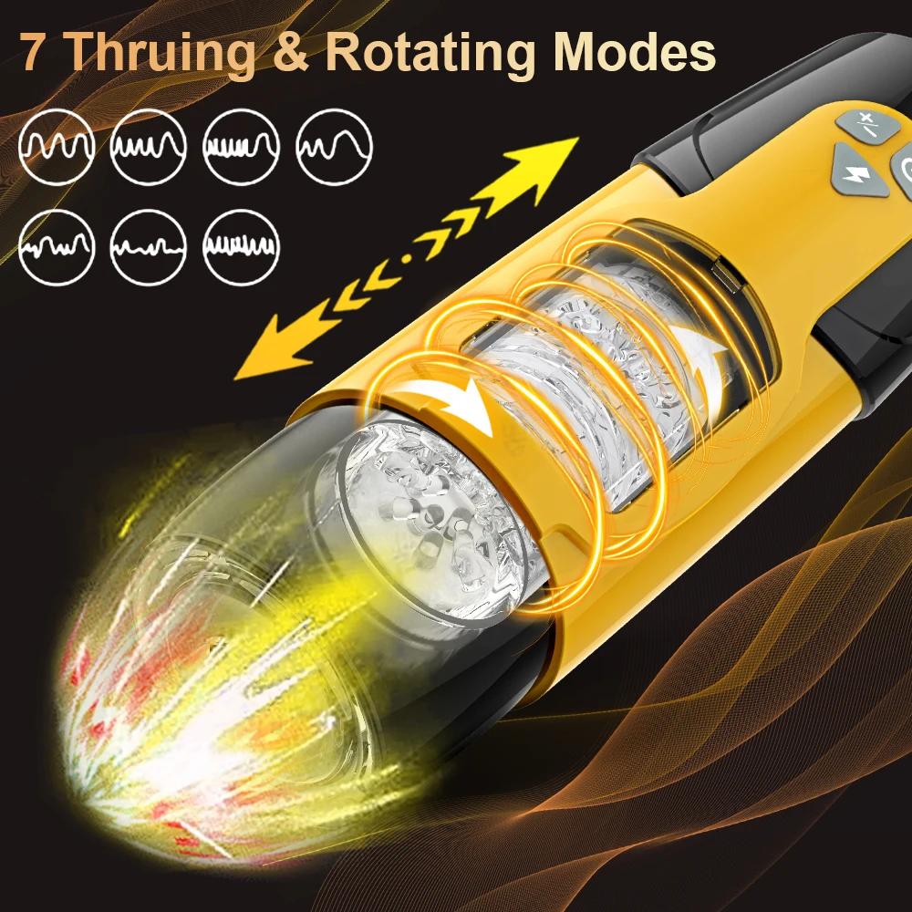 10 modes automatic thrusting rotating male masturbator Wholesale Automatic Rotation Male Masturbator Cup