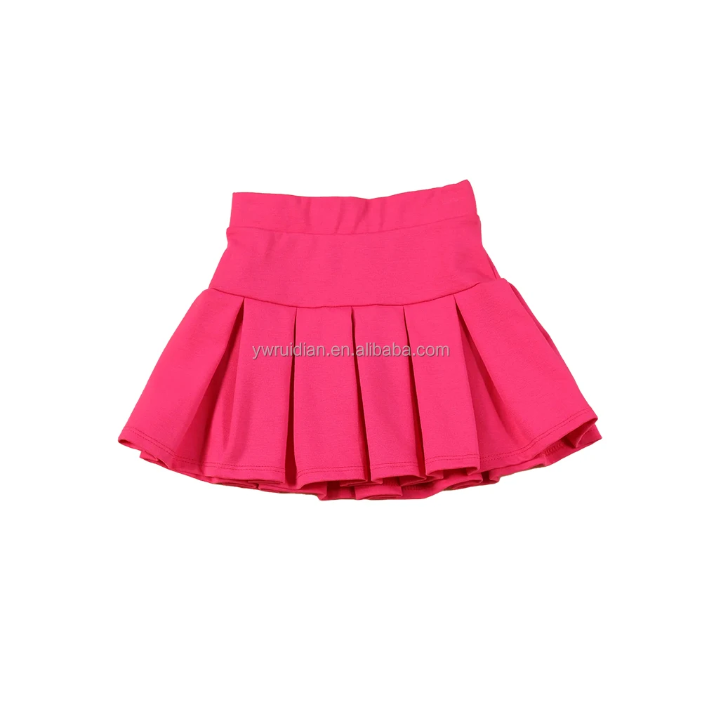 YiWu RuiDian Summer New Little Girl Preppy Pleated Skirt Kids