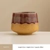 Marrón esmaltado fluido