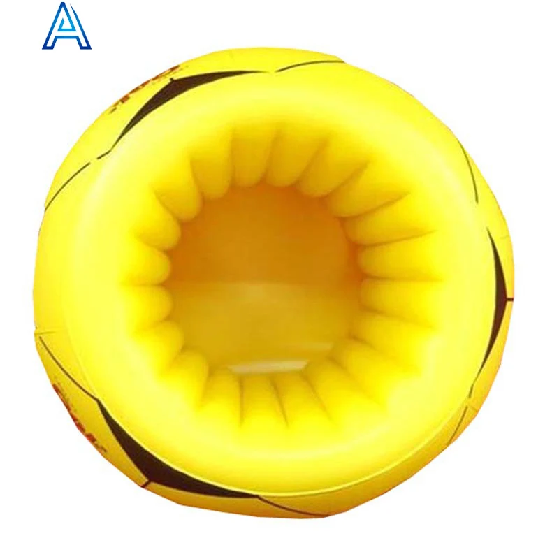 Soccer Football Shape PVC Inflatable Ice Bucket Cooler for Pool Water Float Drinks Beer Cooler