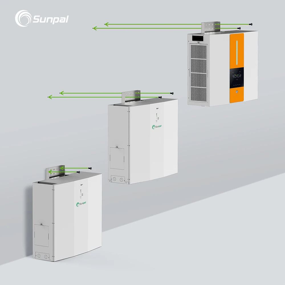Sunpal All in One Solar Hybrid Inverter  5.5Kva Energy Storage System With 51.2V Inbuilt Batteries