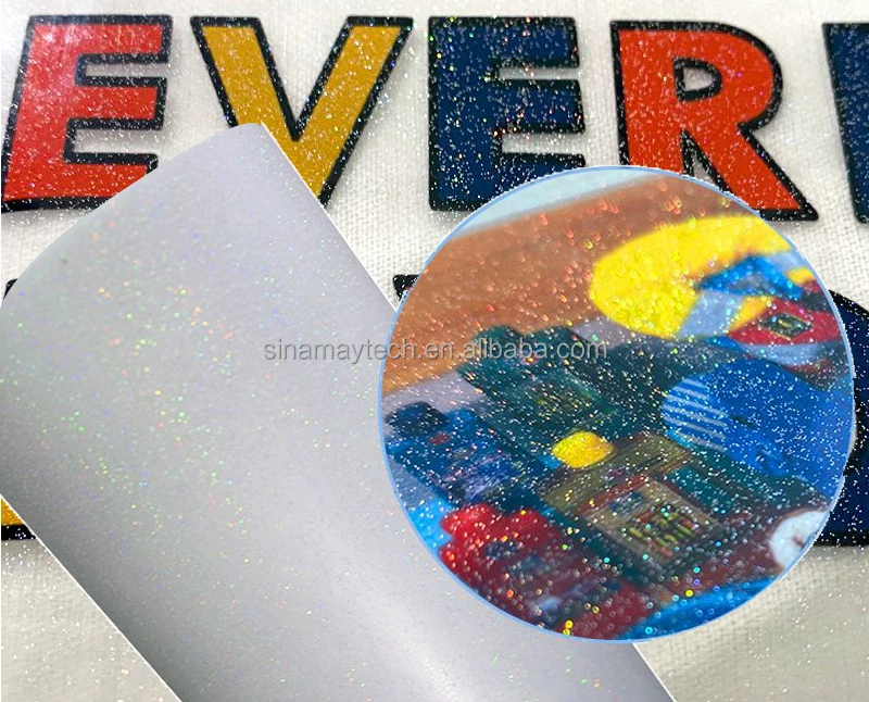 Shunaimei Dtf Specialty Glitter Transfer Film 30cm Single Sided Cold