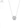 18K Solid White Gold