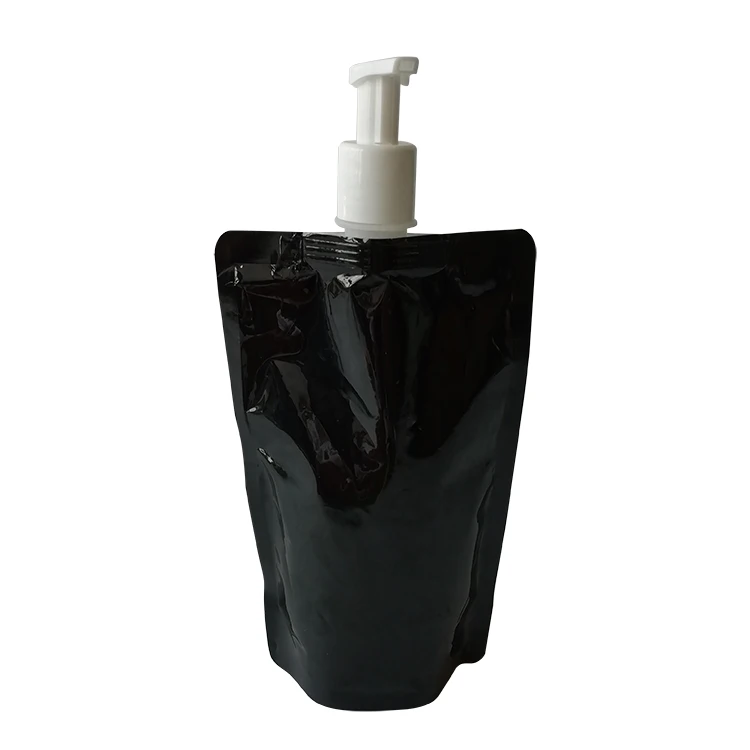 Custom Design Print with Foam Pump Head Stand up Liquid Soap Hand Sanitizer Foam Refillable Pouch Bag