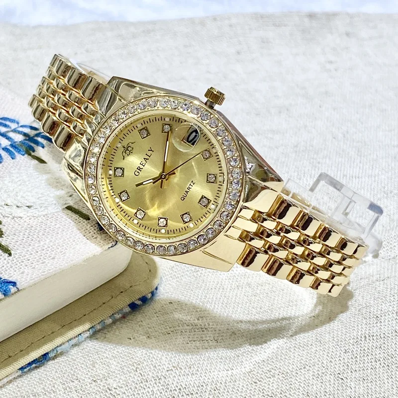 GREALY Ladies Sapphire Quartz Watch 33mm