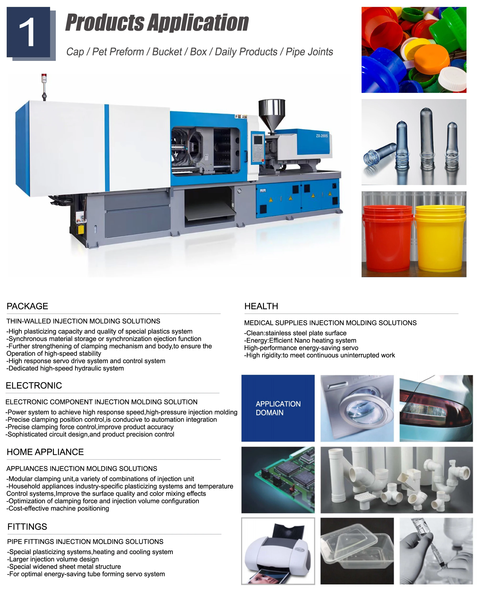 Plastic Paint Bucket Injection Molding Machine Hdpe Tap Paint Bucket