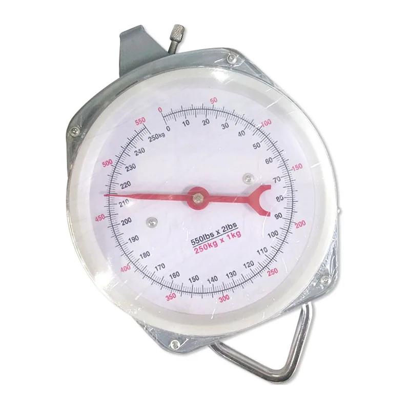 Mechanical Spring Balance 200kg Hanging Weighing Hook Scale for