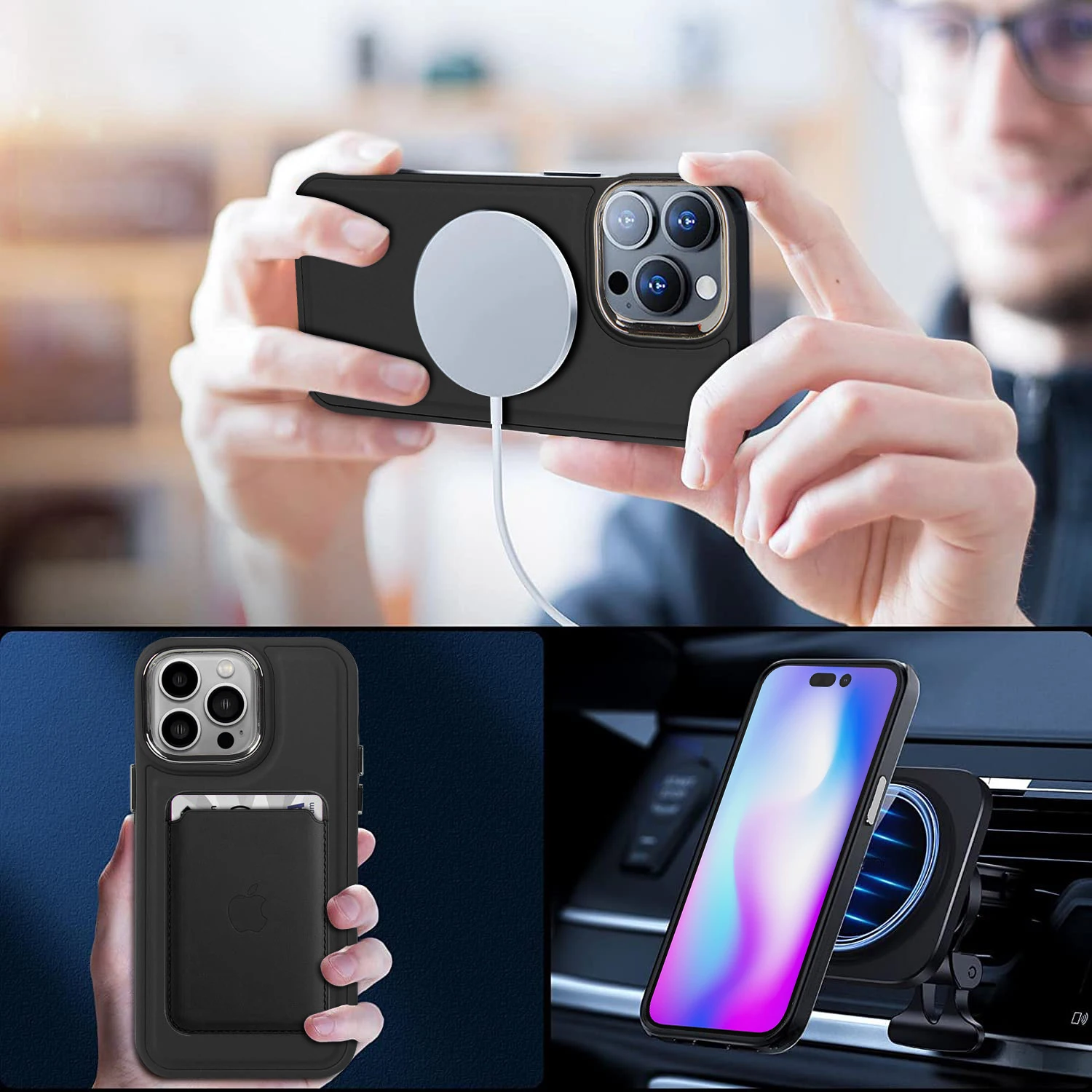 Magsafe Wireless Charging Phone Case For Iphone 11/12/13/14/15 Plus