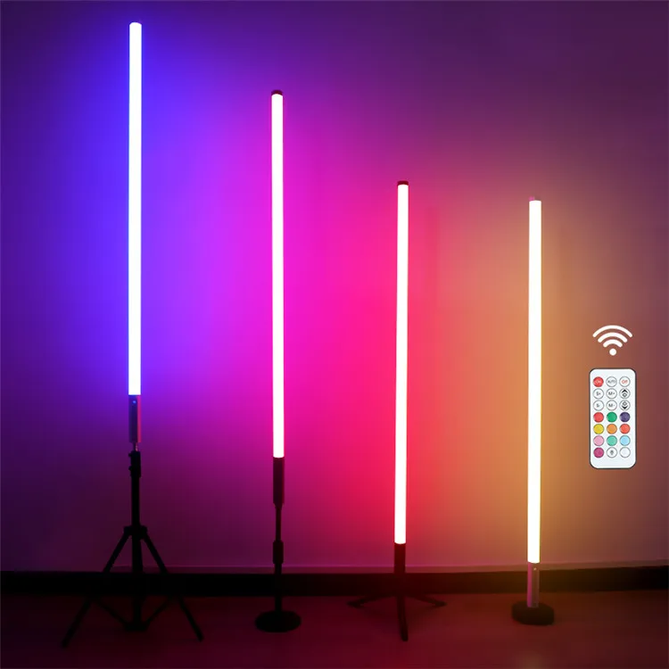 RGB Neon Light Emitting Diode Tube Light with Remote Control Fluorescent Light 4800mA