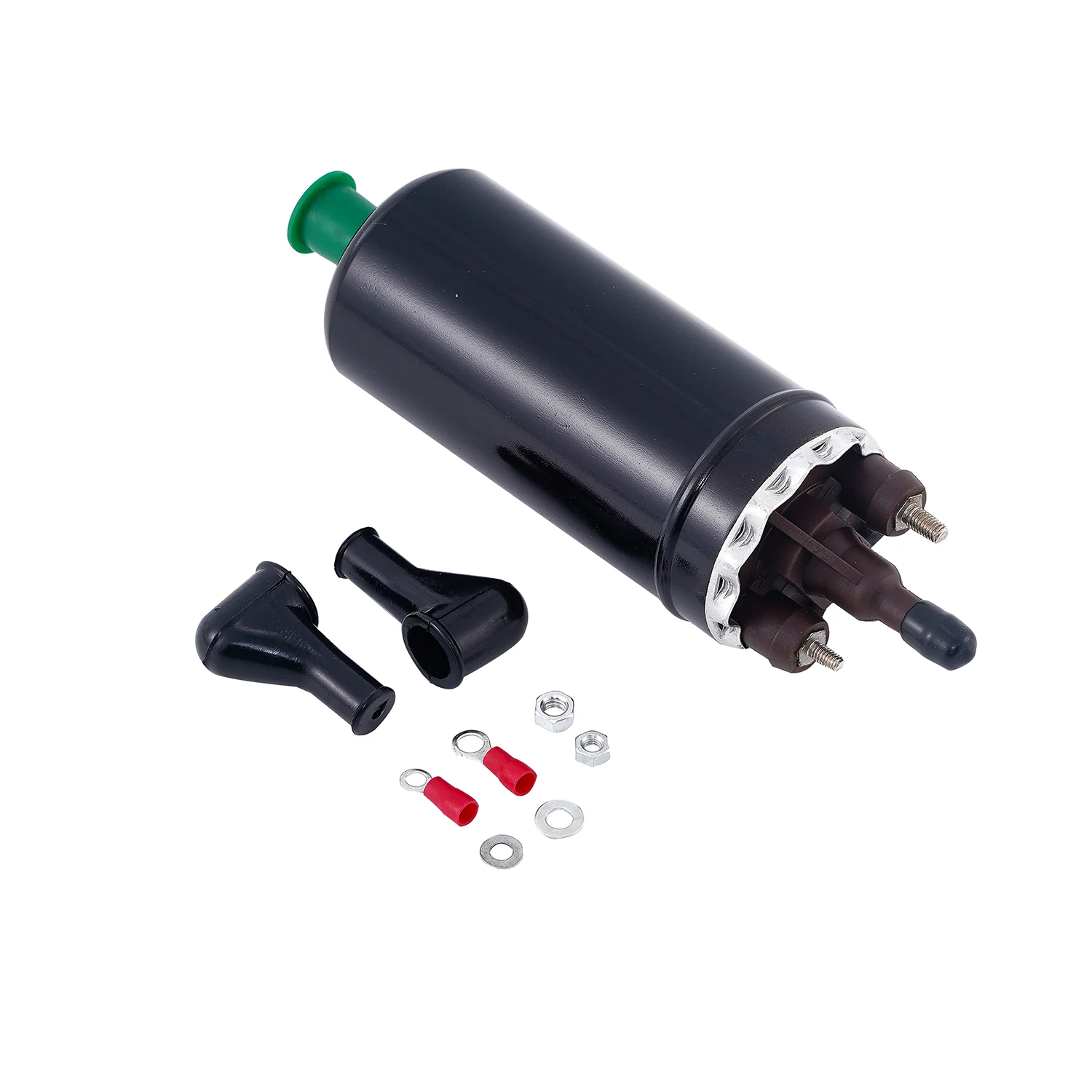 thumbnail interactive-video image 1 of Inline Universal Fuel Pump – High Pressure 12V – 0580464070 With Installation Kit 1 of 3