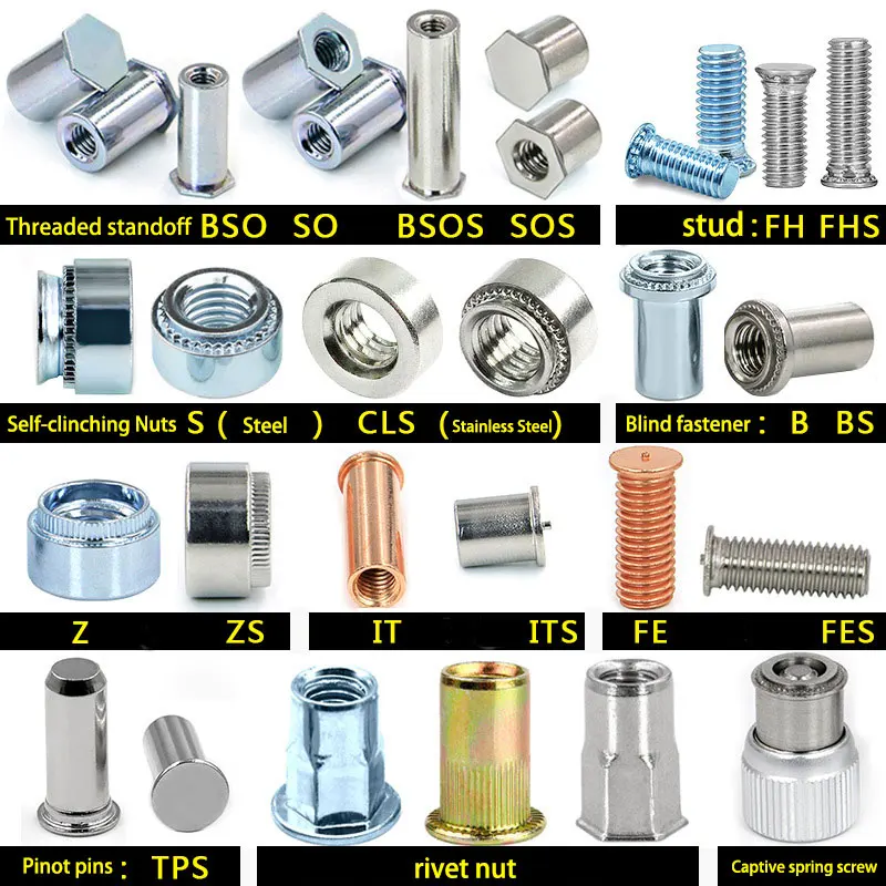 Pressing Hexagon Self Clinching Nuts