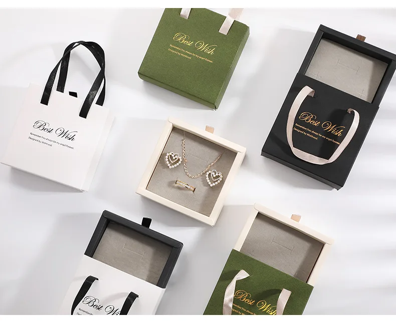 Custom Logo Drawer Jewelry Box Paper Drawer Box Packaging Wholesale ...