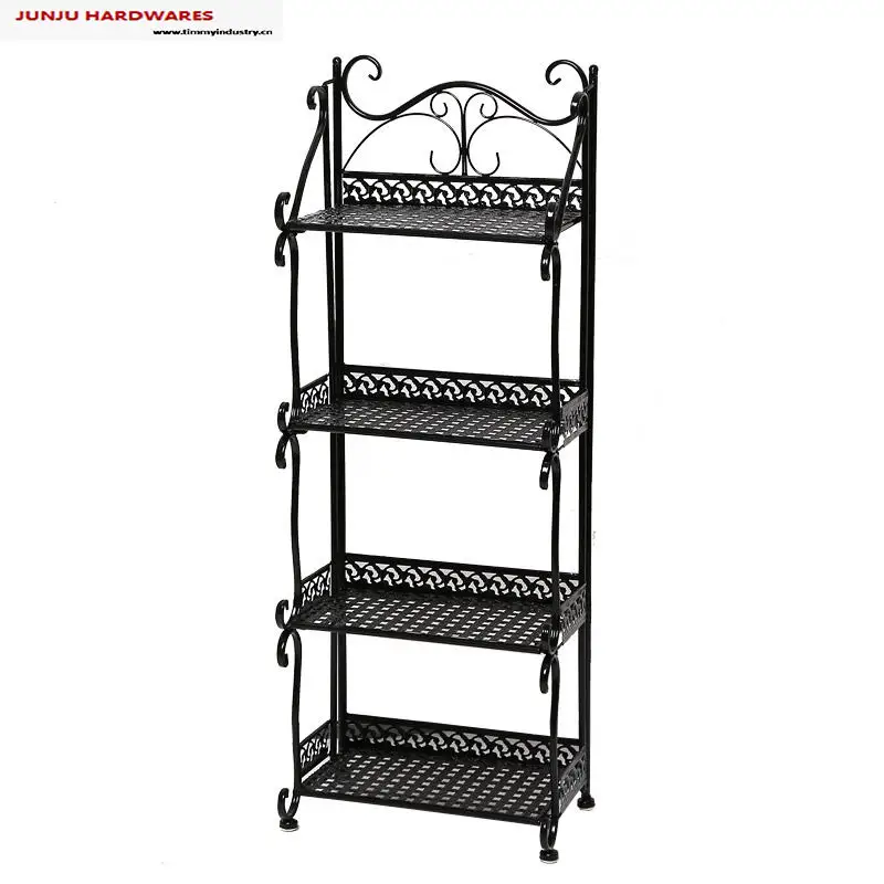 Hot Sale Storage Rack System of Iron Rack Stand with 4-layer