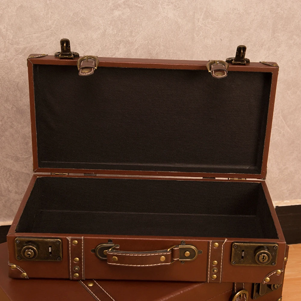 in Stock Vintage Style Leather Handmade Retro Vintage Suitcase Classical  Luggage Set - China Suitcase and Vintage Suitcase price