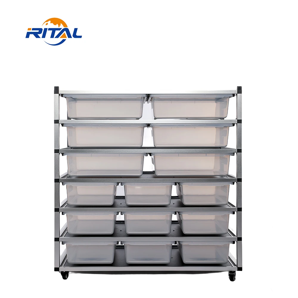 Large PVC Reptile Rack System for Snake Breeding - Metal Mesh Cage for ...