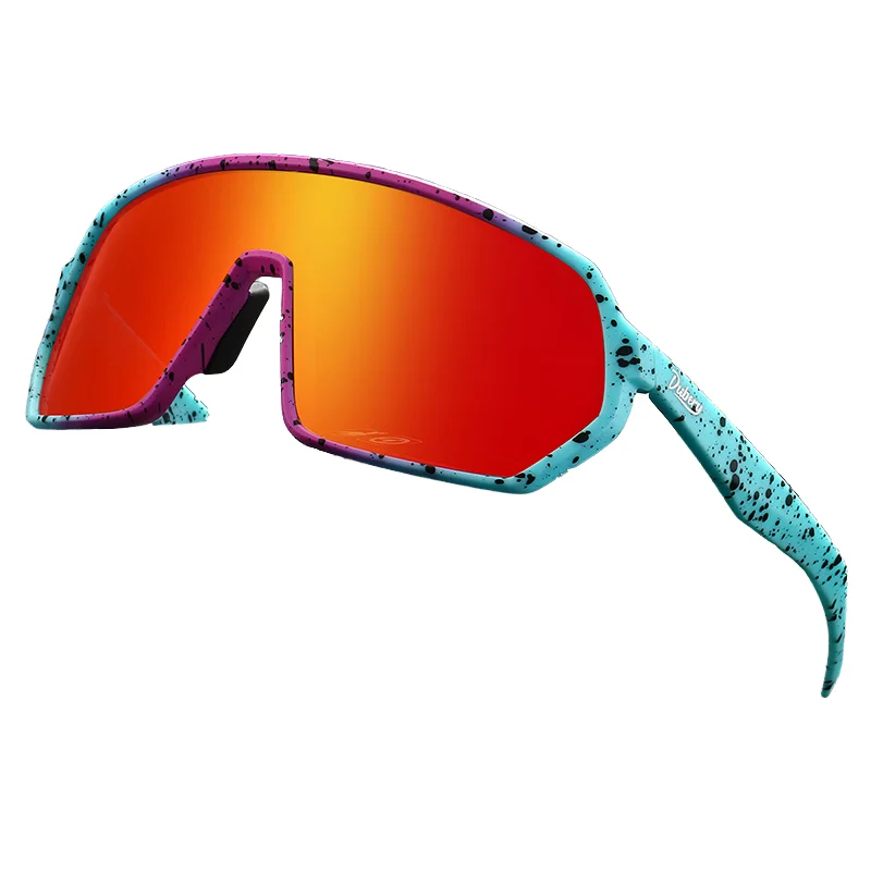 DUBERY 2025 Unisex Polarized Sunglasses High Quality Black Plastic Oversized Shades for