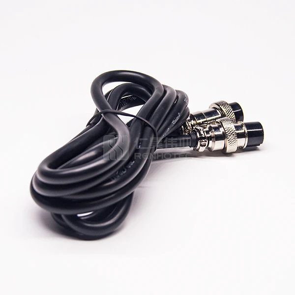 GX12 12MM 2 3 4 5 6 Pin Connector Aviation Cable Male Plug Power Electrical Terminal Wire Line AWG 22