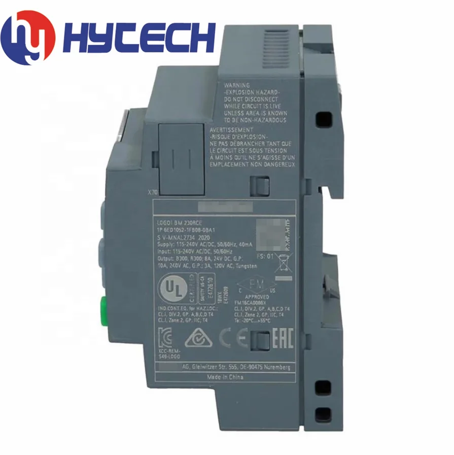 100% New & Original Siemens Logic Module LOGO! 230RCE DI 8/DO 4 6ED1052-1FB08-0BA1 for Siemens logo Plc