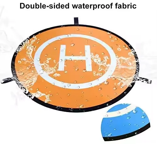 Custom Logo Labeling Service Fast-fold 55CM 75CM 90CM 110CM Foldable Double-sides  Waterproof Drone Landing Pad