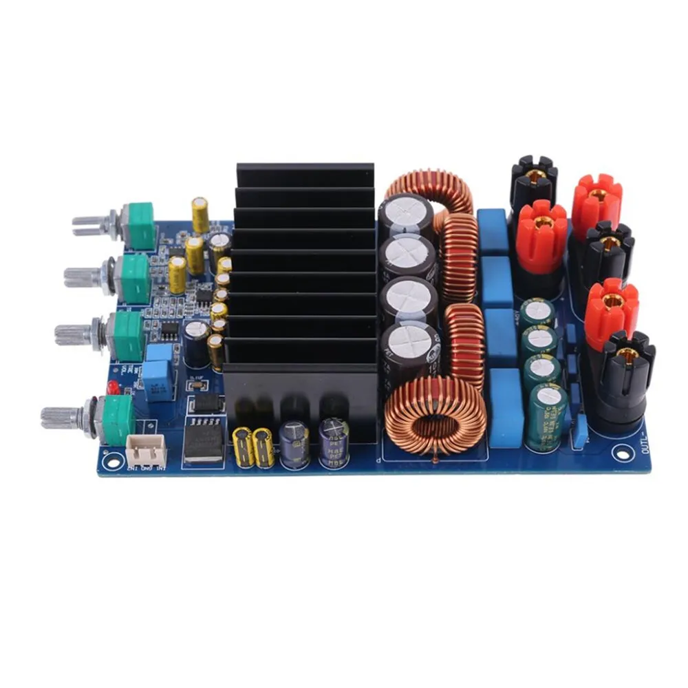 
 Taidacent 300 Вт + 300 Вт DIY цифровой аудио микшер 2,1 канальный цепь усилителя 600 Вт Класс D Автомобильная Плата усилителя TAS5630  