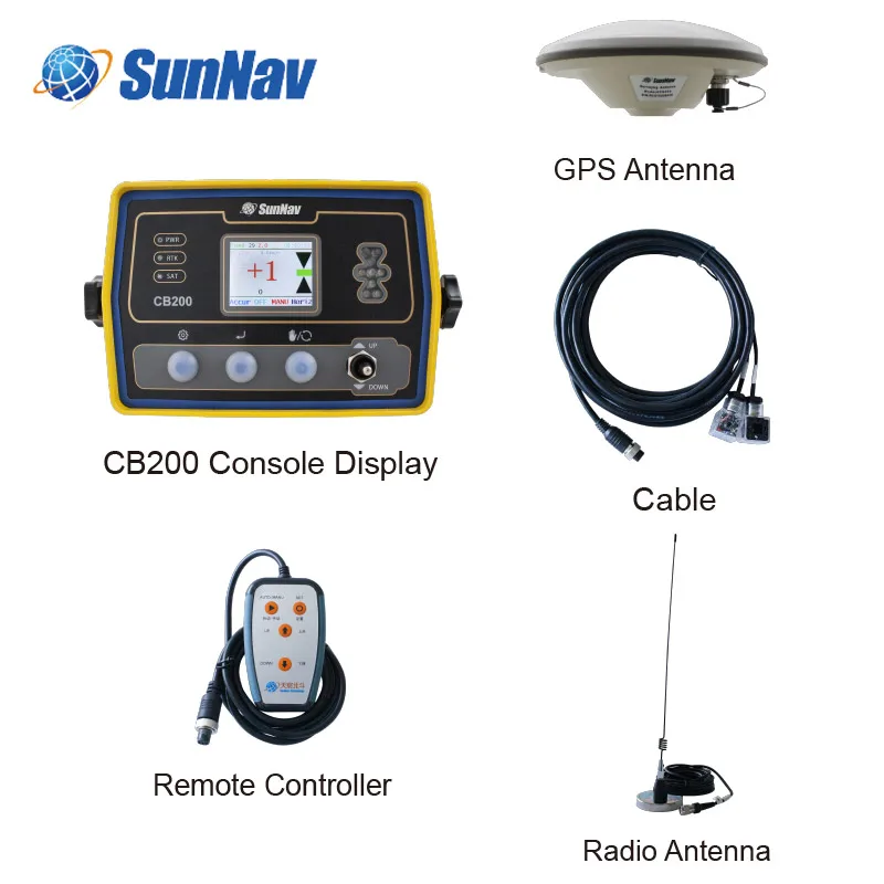 SunNav AG200 GNSS Land Leveling System for Easy Operation Compatible for Many Kinds of Agriculture Equipments