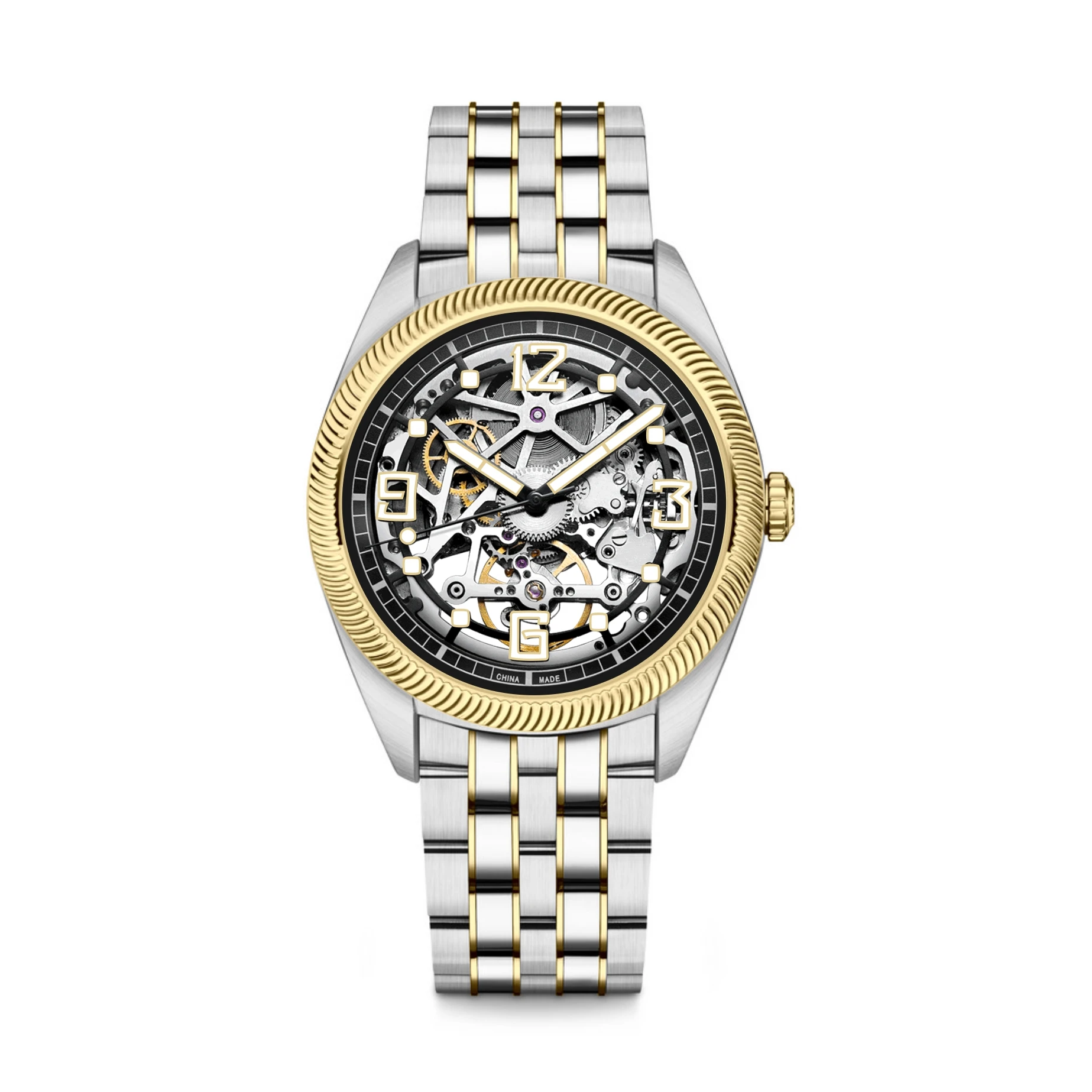 2025 Business Hollow Advanced  Movement 3 Waterproof Men's Mechanical Watch