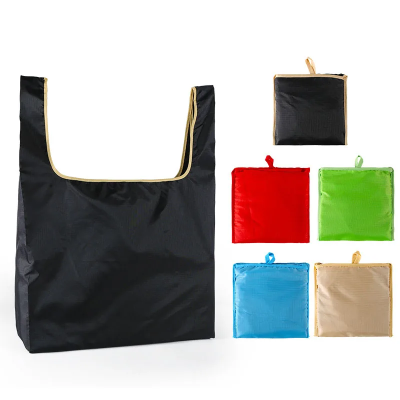 Factory Outlet Any Size Reusable Polyester Tote Bag, Recycled Polyester Drawstring Bag, Shopping Large Foldable Polyester Bag